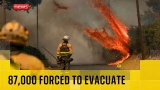 Thumbnail: 87,000 forced to evacuate as fires rage across France and Spain
