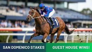 Thumbnail: GUEST HOUSE WINS THE SAN DOMENICO STAKES