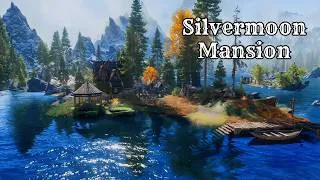 Thumbnail: Attractive Skyrim Home/Settlement- Silvermoon Mansion- For PS4, Xbox, and PC (AE/SE)