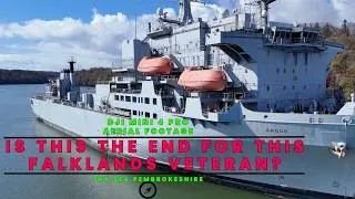 Thumbnail: Ship Destined For Scrap! Sad End To A Prestigious Life. 4k Aerial Footage Of Hidden Coastal Beauty.