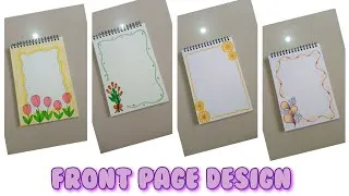 Thumbnail: Front Page Design for School Projects| Border Design 
