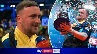 Thumbnail: "I'm playing SO WELL" | Luke Littler reacts to record-breaking World Matchplay win