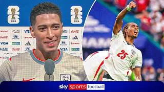 Thumbnail: Jude Bellingham, Jordan Pickford and Djed Spence react to England’s HUGE win against Norway 🏴󠁧󠁢󠁥󠁮󠁧󠁿