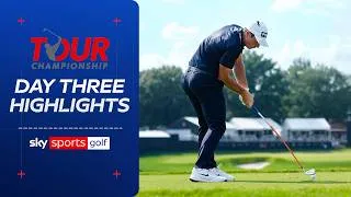 Thumbnail: Scheffler, McIlroy chase down Hovland! 🔥 | Tour Championship Day Three Highlights