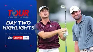 Thumbnail: Hovland in lead as Scheffler, Rose among star-studded chasers | Tour Championship Day Two Highlights