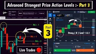Thumbnail: Advanced Strongest Price Action level Part 3 /Live Trading 🔴  #priceaction #quotex #binary