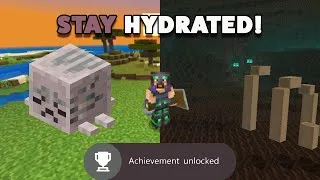 Thumbnail: Getting the "Stay Hydrated!" Achievement in Minecraft