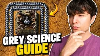 Thumbnail: How to Automate Military Science in Factorio (Grey Science Blueprint Guide)