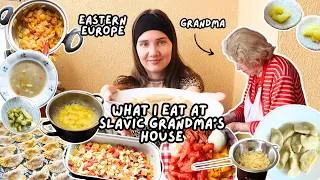 Thumbnail: What I eat in a week at my SLAVIC GRANDMA's house