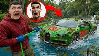 Thumbnail: We Found RONALDO Bugatti Underwater While Magnet Fishing! CR7 Bugatti CRASHED!