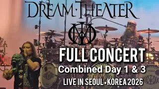 Thumbnail: Dream Theater – Live in Seoul, Korea (2026) | Full Concert (Day 1 & Day 3 Combined) 드림 시어터 서울 공연