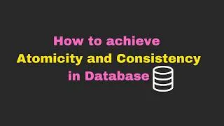 Thumbnail: Write Ahead Logging | How to achieve Atomicity and Consistency | DB Rollbacks