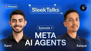 Thumbnail: SleekTalks Brasil  - Meta AI Agents