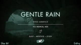 Thumbnail: Gentle Rain And Light Wind | No Ads | Relaxing Wind & Rain Sounds For Sleeping