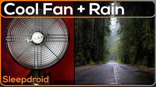 Thumbnail: ► Fan and Rain Sounds for Sleeping | 10 hours of Forest Rain and Fan Noise | Sleep