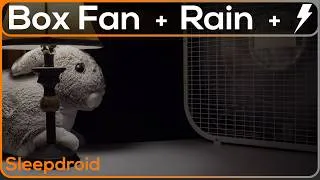 Thumbnail: ► Box Fan (HIGH Speed) and Rain Sounds for Sleeping with Thunder Storm, 10 hours Fan White Noise