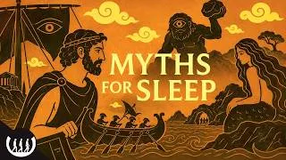 Thumbnail: Boring Greek Myths For Sleep | The entire ODYSSEY explained - and more | 4 Stories