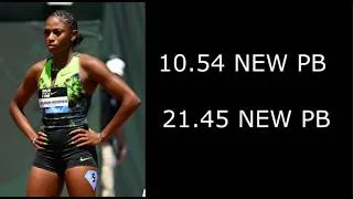 Thumbnail: MELISSA JEFFERSON   MIGHT RUN A NEW PB 100M + 200 THE ULTIMATE CHAMP IS COMING  PART 3
