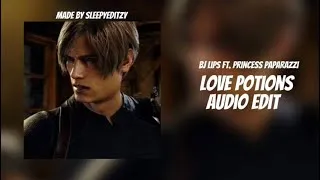Thumbnail: love potions (extended/slowed reverb + overlapped) || bj lips ft. princess paparazzi [edit audio]