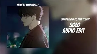 Thumbnail: solo (tiktok version/overlapped) || clean bandit ft. demi lovato [edit audio]