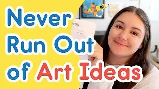 Thumbnail: How to Come Up With Art Ideas and Beat Artist Block - for Artists Who Want to Sell Their Work