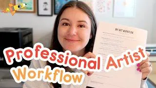 Thumbnail: How to Turn Art Ideas into Products: My Artist Workflow - for Artists Who Want to Sell Their Work