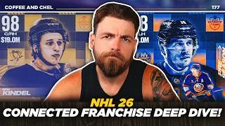 Thumbnail: CONNECTED FRANCHISE DEEP DIVE COMING! | NHL 26 COFFEE AND CHEL EP 177