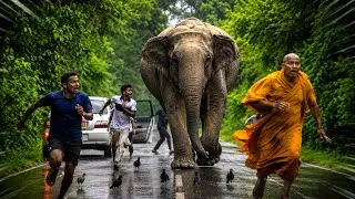 Thumbnail: They Got Too Close to a Wild Elephant for Photos… Then This Happened! 😱 | Sri Lanka Wildlife