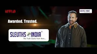 Thumbnail: Sleuths India Detectives x SAIF ALI KHAN x HAIWAAN - An Iconic Collaboration