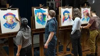 Thumbnail: I Challenged 4 PRO ARTISTS to the HARDEST Art Competition - (Winner gets $500)