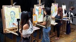 Thumbnail: 4 Pro Artists vs. Van Gogh Master Copy