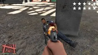 Thumbnail: GTA 5 - Franklin And Lamar's Ten Star Cop Battle At The Mile High Club