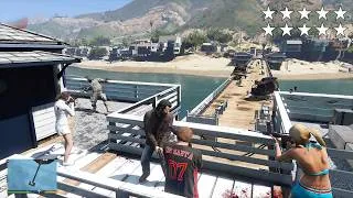 Thumbnail: GTA 5 - Michael's Family Ten Star Escape From The Chumash Historic Family Pier