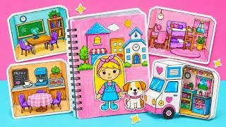 Thumbnail: 📖✨ We Built the CUTEST Paper Doll World Ever! 🏡 Café, Camper & More!
