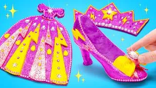 Thumbnail: WOW! We Crafted a Magical Royal Outfit from Clay! 👑✨