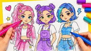 Thumbnail: ⭐️ Draw Stylish Pop Stars! 🎨 Easy DIY Marker Art for Kids