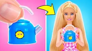 Thumbnail: 🪀 DIY Tiny Dollhouse Kitchen + Magical Doll Makeovers! 🧚‍♀️🧜‍♀️