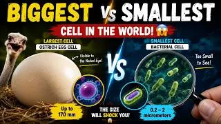 Thumbnail: 😱 BIGGEST vs SMALLEST CELL IN THE WORLD! | You Won’t Believe Their Size!