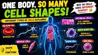 Thumbnail: 🧫 Round, Long, Flat or Star-Shaped?! 😱 | Different Cell Shapes in Humans