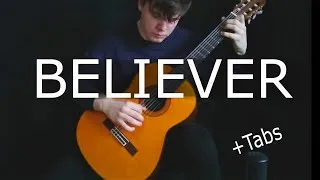 Thumbnail: BELIEVER - IMAGINE DRAGONS - Fingerstyle Guitar cover (With Tabs)