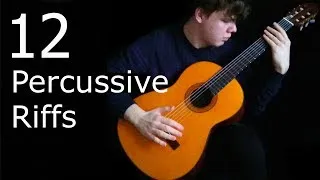 Thumbnail: 12 Great Guitar Riffs | Percussive Fingerstyle