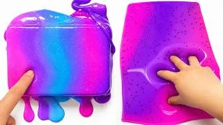 Thumbnail: PURPLE GLOSSY SLIME ASMR💜30 Minutes Satisfying Slime Videos, Relaxing Best Slimes | Tana Slime
