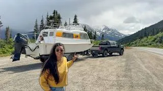 Thumbnail: We Drove Our Boat to Alaska | Life in a Camper Boat