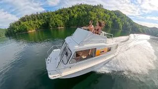 Thumbnail: Boat Camping in the mountains | Lake Jocassee with the SeaCamper