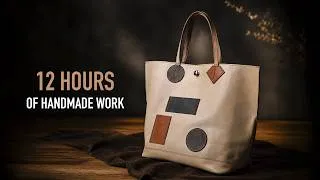 Thumbnail: Making a Handmade Leather Tote bag | Complete Bag Making Process | ASMR