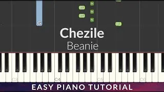 Thumbnail: Chezile - Beanie EASY Piano Tutorial + Lyrics