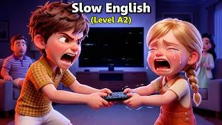 Thumbnail: 🔴 LIVE: Learn English Through Slow Stories | Catch English Before Your Brain Falls Behind A1–A2