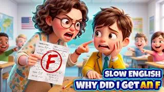 Thumbnail: Tommy Stayed Up Gaming All Night... Then Got an F 😢 | English Story for Beginners