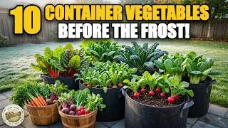 Thumbnail: 10 Container Vegetables To Plant Now Before The First Frost Coming
