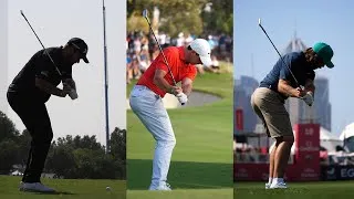 Thumbnail: McIlroy, Lowry & Fleetwood iron swing comparisons